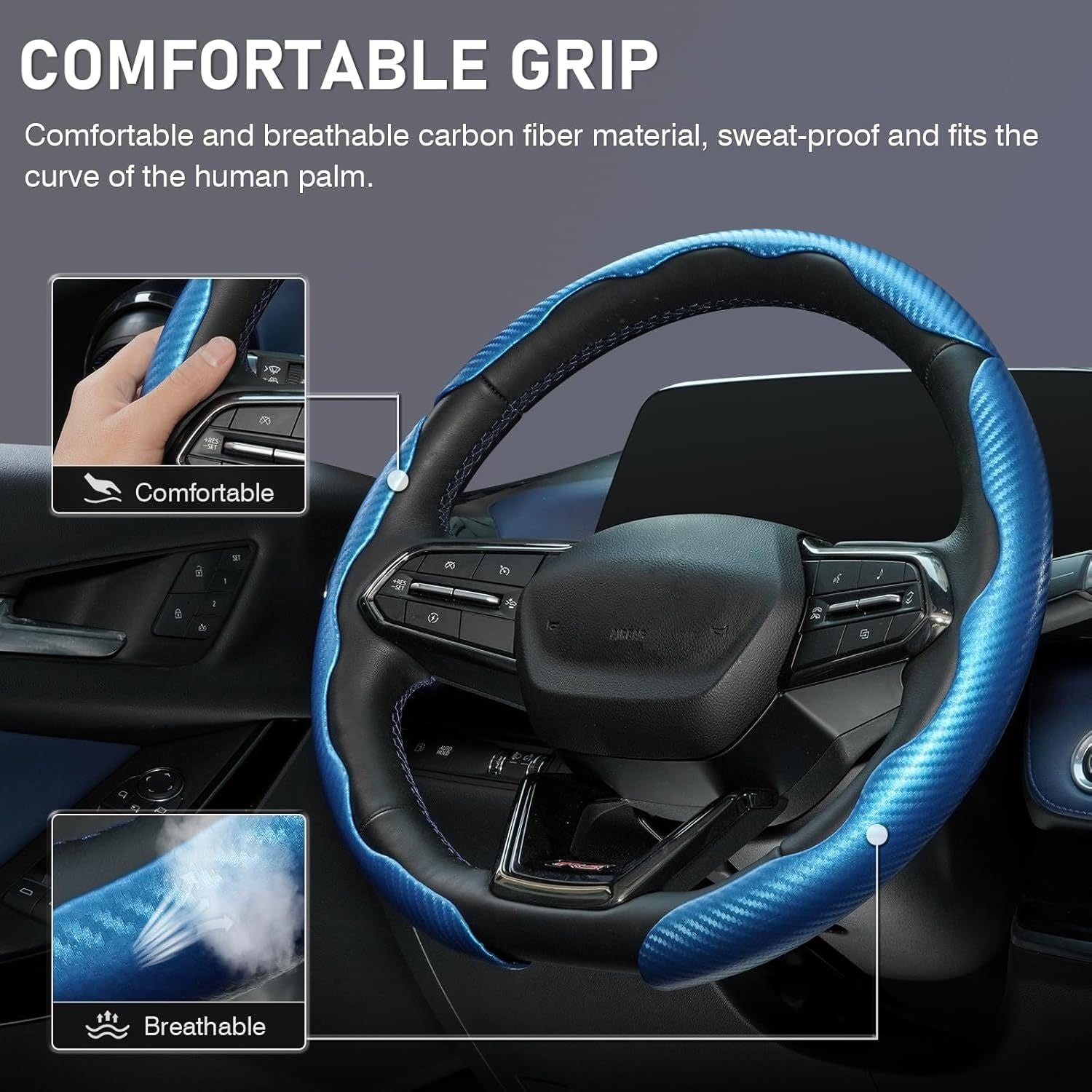 Upgrade Your Drive with Carbon Fiber Steering Wheel Cover