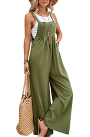 Chic Women's Long Jumpsuit - Elegant & Comfortable