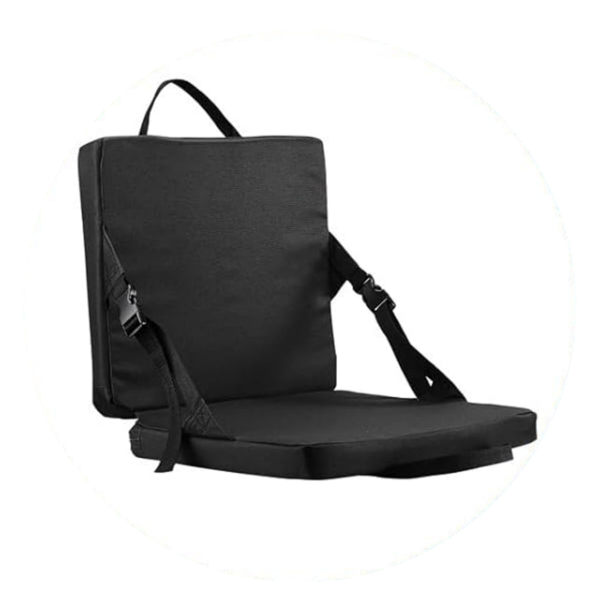 Portable Folding Outdoor Seat Cushion - Waterproof Stadium Chair Pad