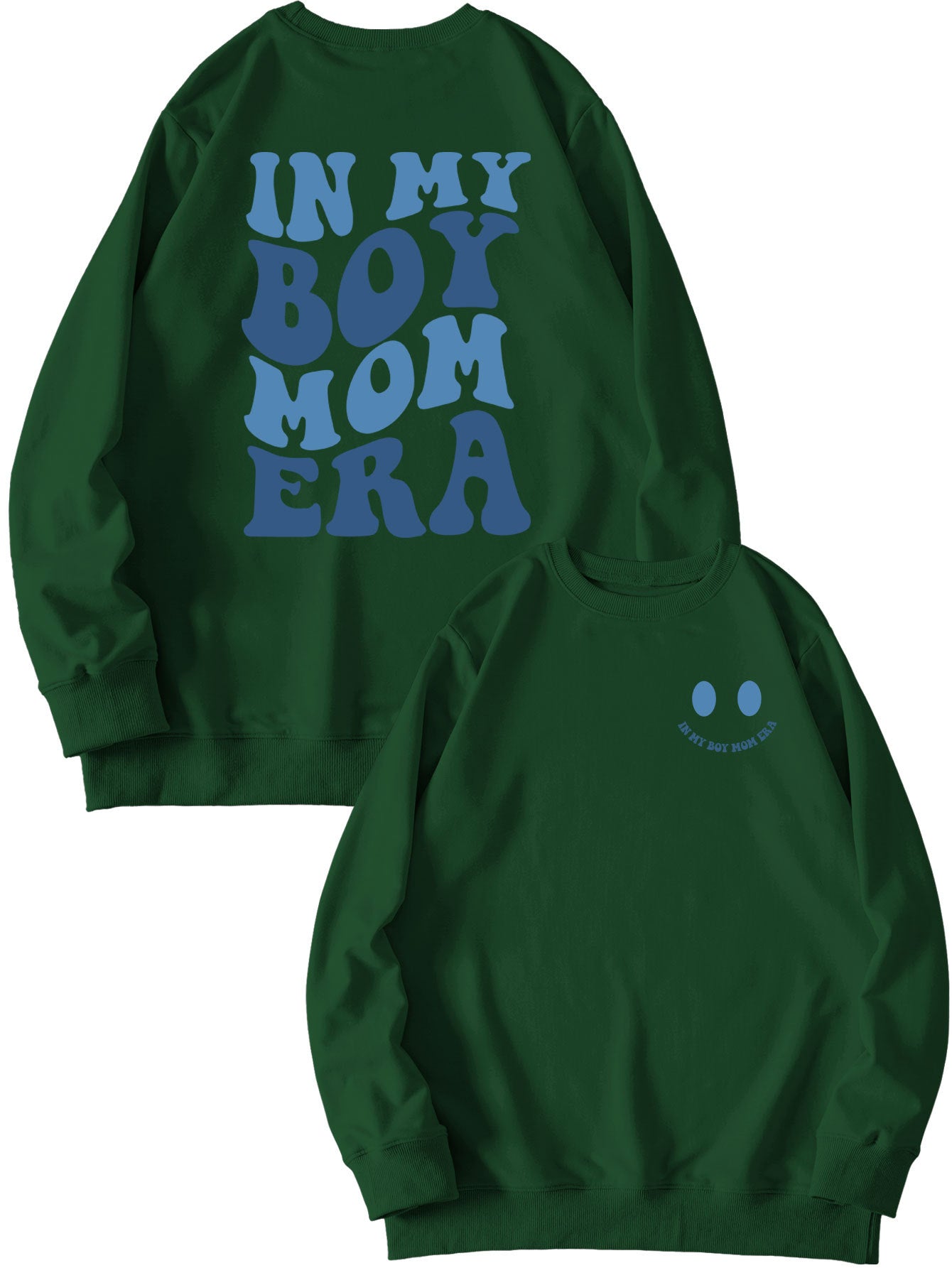 Cozy Double-Sided Printed Long-Sleeve Pullover Sweatshirt