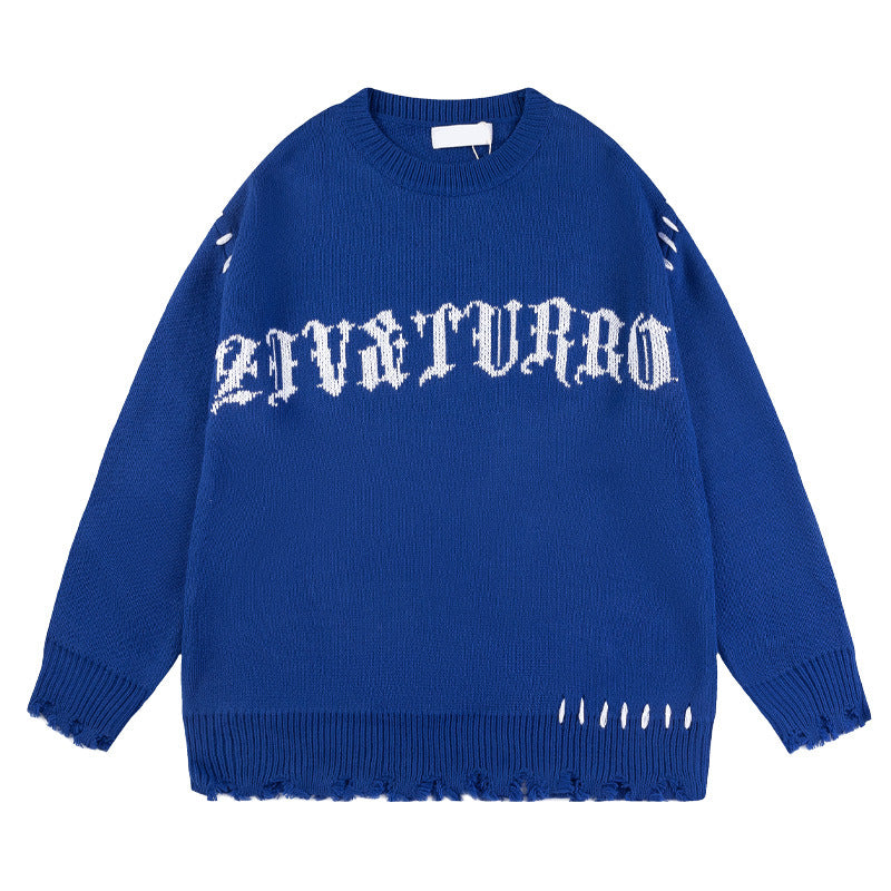 Unisex Oversized Casual Knit Sweater