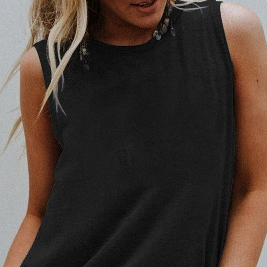 Vibrant Sleeveless Top – Light, Loose Fit for Summer
