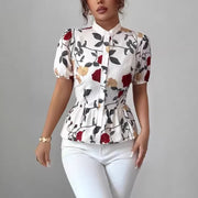 Women's Summer Bohemian Elegant Casual Short-Sleeve Shirt