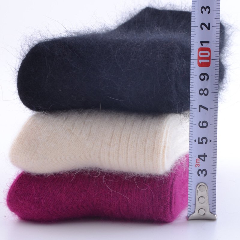 Warm Rabbit Wool Socks for Women