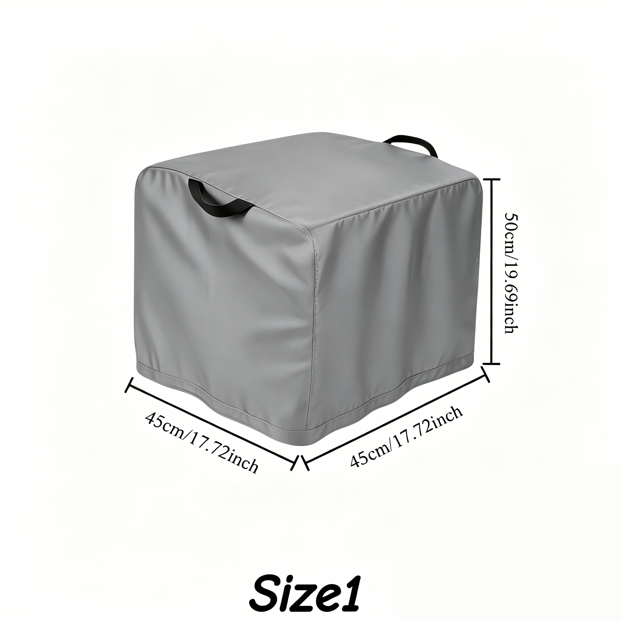 3D Printer Protective Cover – 300D Oxford Fabric, Black/Grey/Silvery, Three Size Options