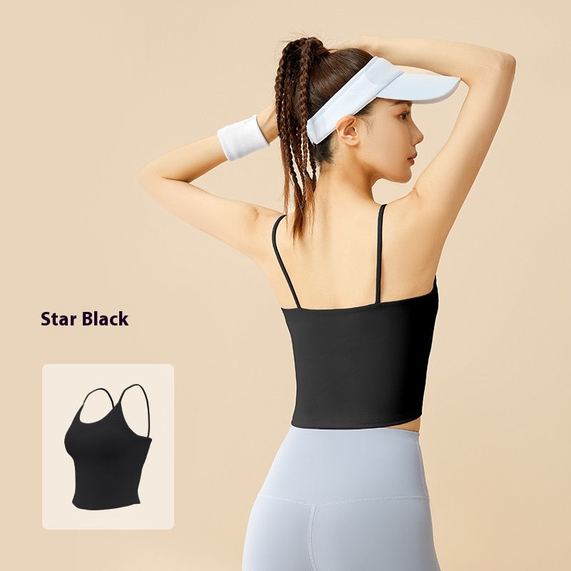Sling Two-in-one Yoga Bra Vest Tube Top Fitness Vest