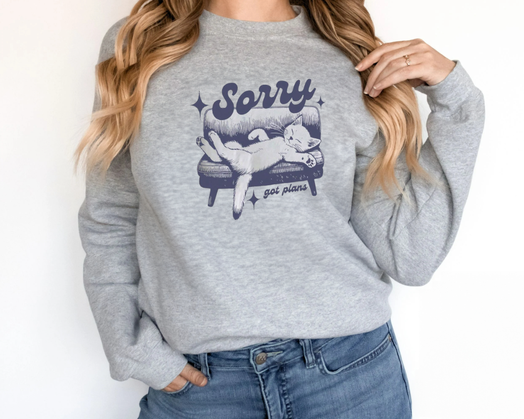 Chic Solid Color Long Sleeve Sweatshirt for Women