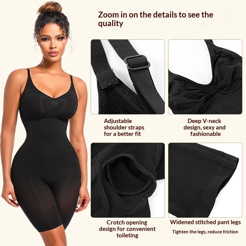 Seamless Tummy Control & Hip-Lifting Shapewear Bodysuit