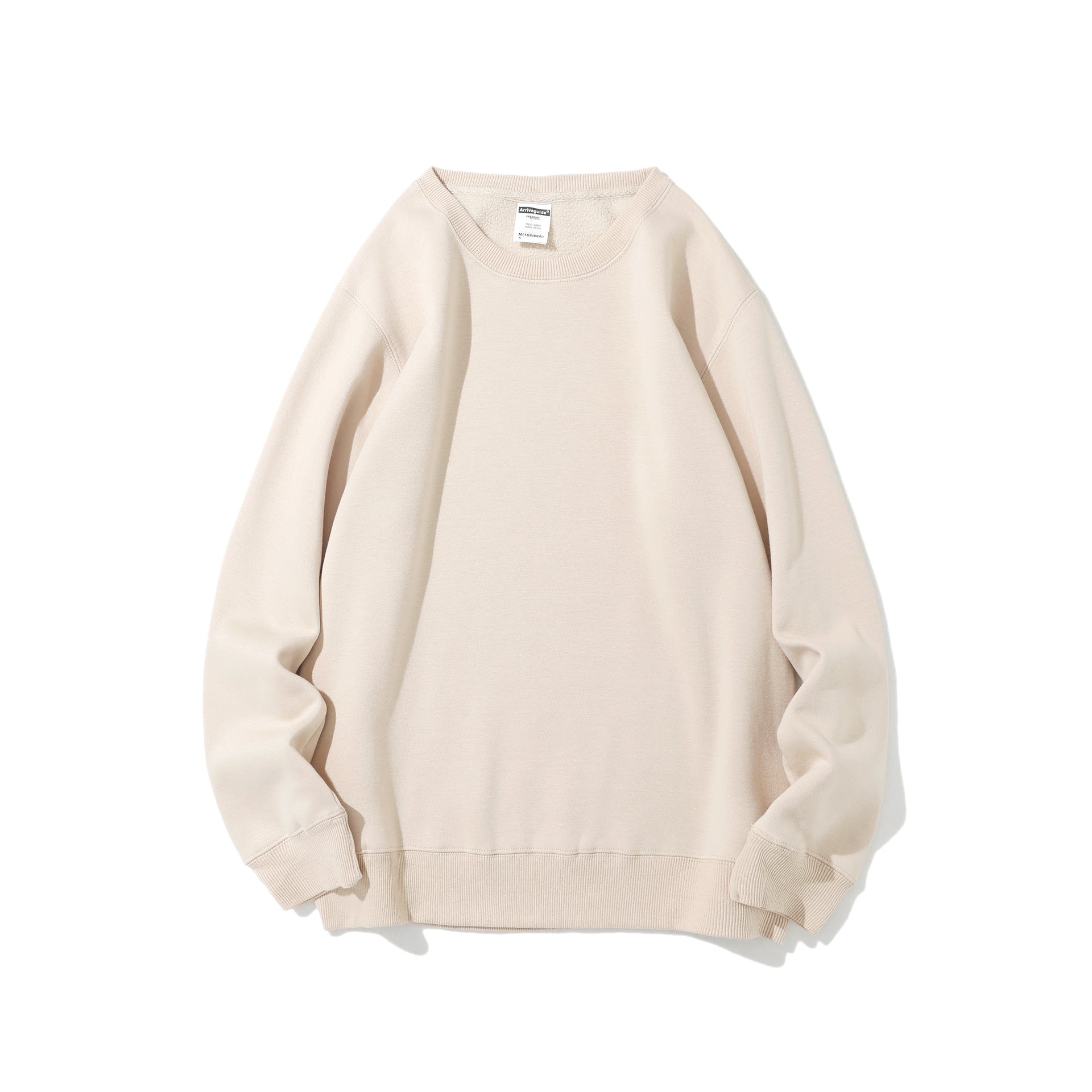 Cozy Fleece-Lined Candy Color Pullover Sweater