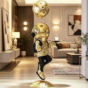 Large resin astronaut floor-standing statue for living room decoration