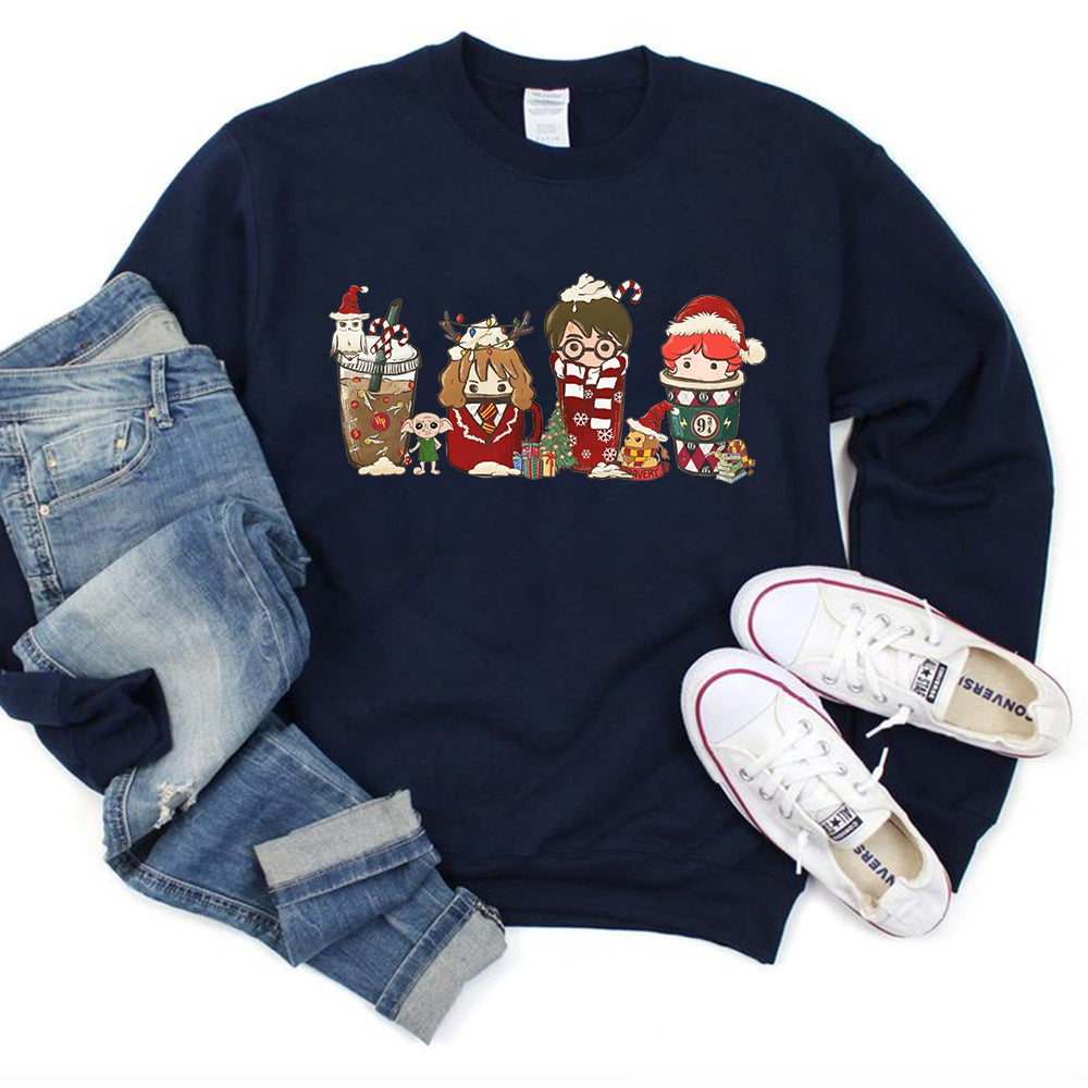 Women's Magic Wizard Christmas Sweatshirt Holiday Pullover