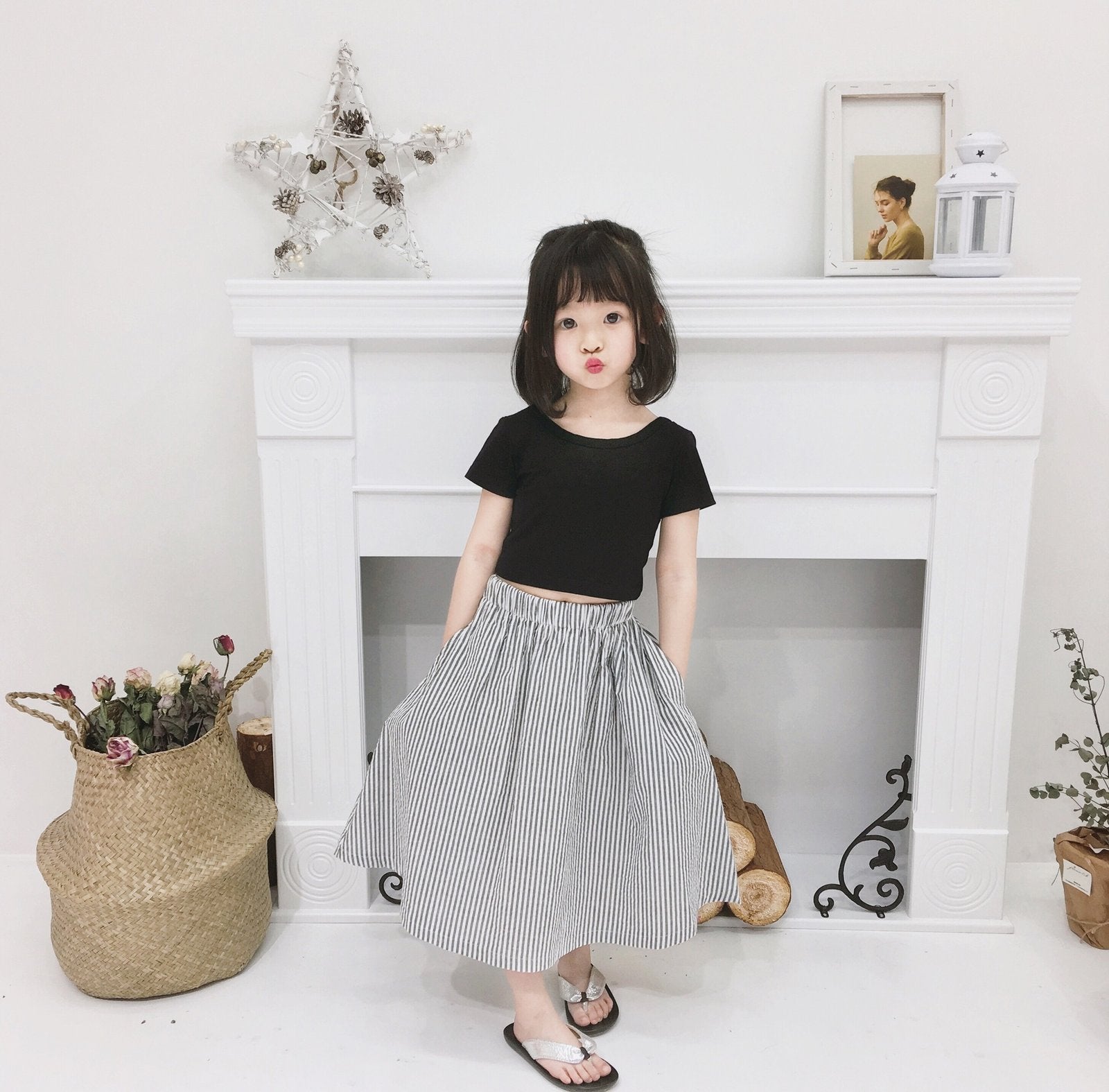 Toddler Two-Piece Skirt Set for Girls