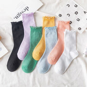 Warm Cozy Wood Pattern Socks for Women
