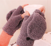 Warm Winter Half Finger Gloves for Men & Women