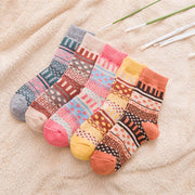 Warm Women's Rabbit Wool Socks for Autumn & Winter