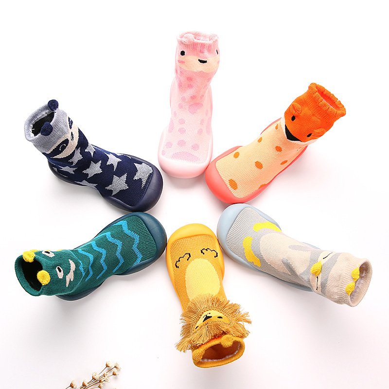 Non-Slip Cartoon Baby Socks for Boys & Girls