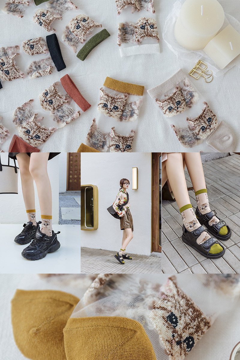 Ultra-Thin Transparent Stockings for Women