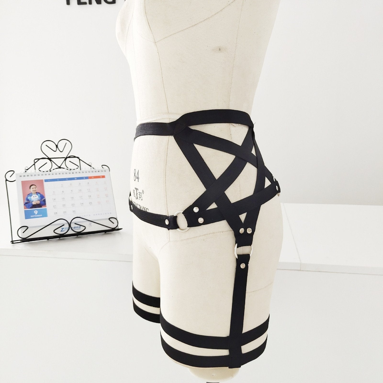 Gothic Garter Leg