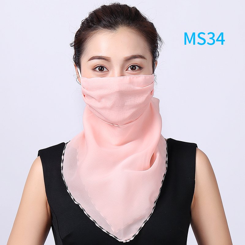 Ride in Style with Floral Triangle Scarf