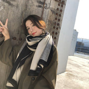 Stay Warm with Geometric Shawl