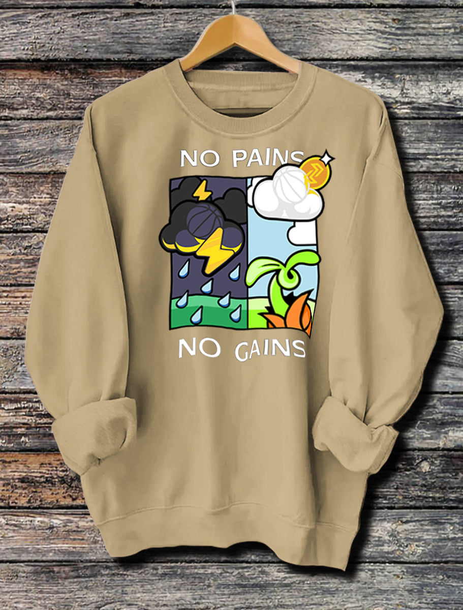 Women's Long Sleeve Printed Hoodie Casual Pullover