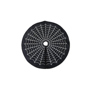 White Spiderweb Halloween Tree Skirt Decorative Floor Mat