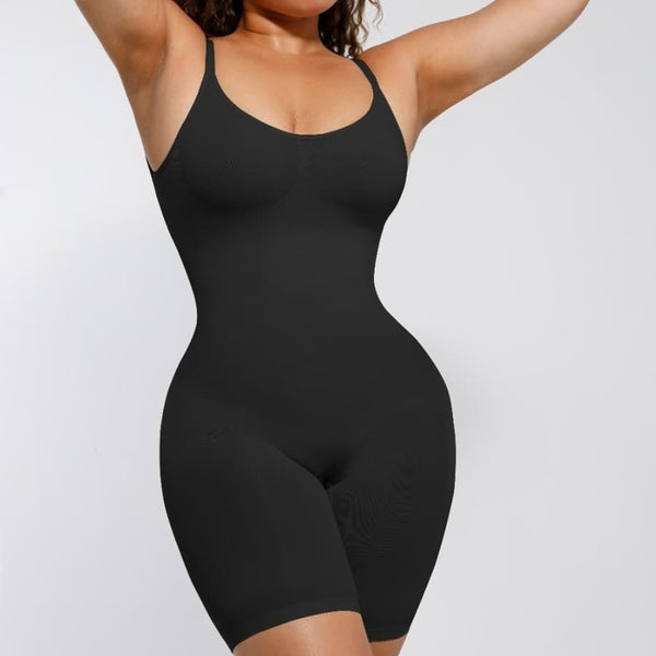 Seamless Open-Back Sporty Jumpsuit