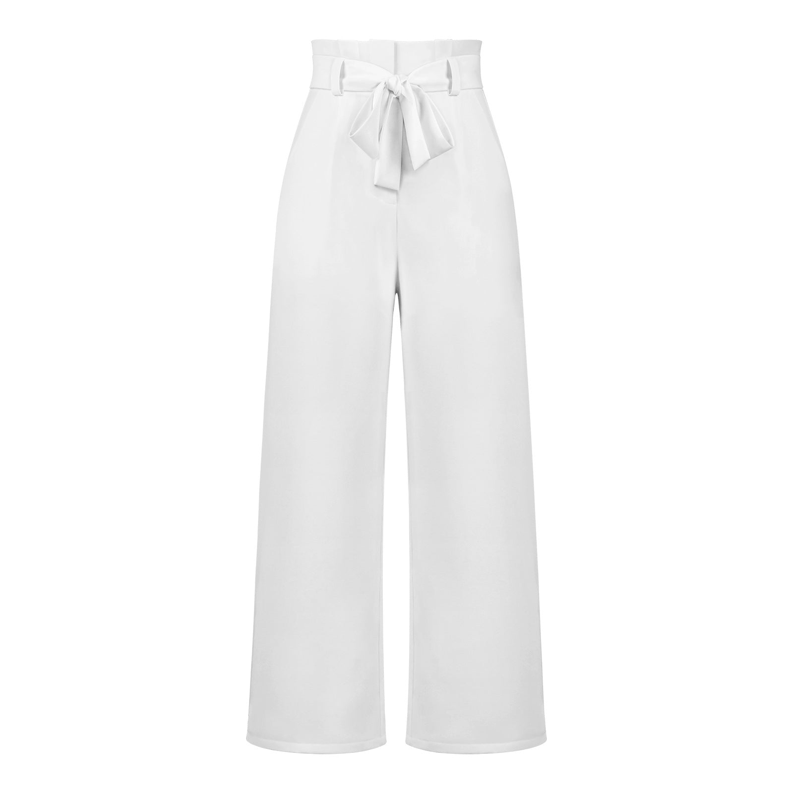 Women's Ice Silk Casual Wide-Leg Trousers