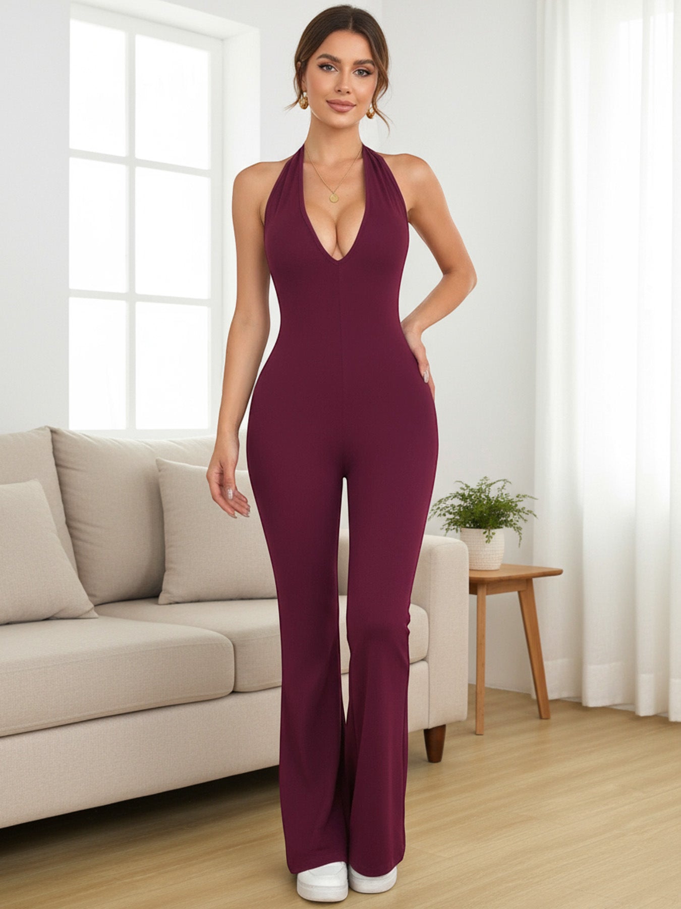 Seamless Butt-Lifting One-Piece Fitness Workout Bodysuit