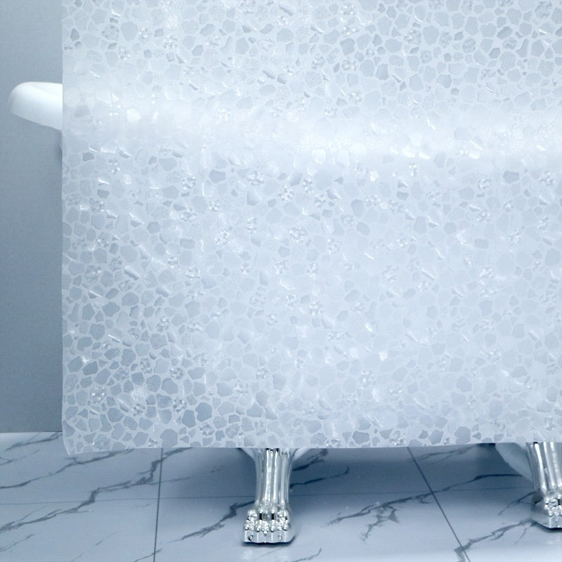 Punch-free Bathroom Partition Curtain