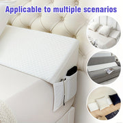 Bed Gap Filler Wedge Pillow (0–7 in) – Ideal Backrest for Headboard to Mattress Gap