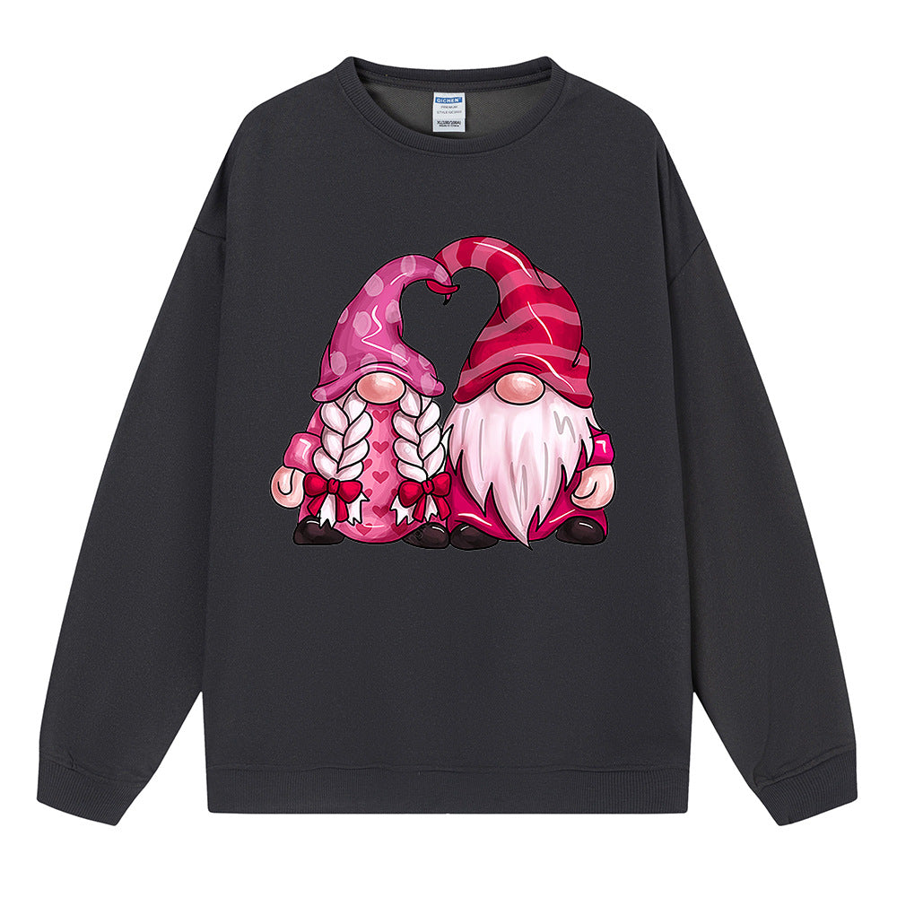 Casual Plus Size Crew Neck Pullover Sweatshirt