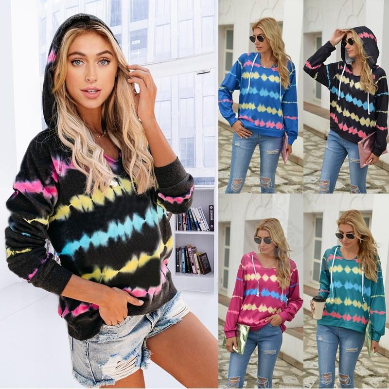 Women's Cozy Striped Winter Hoodie