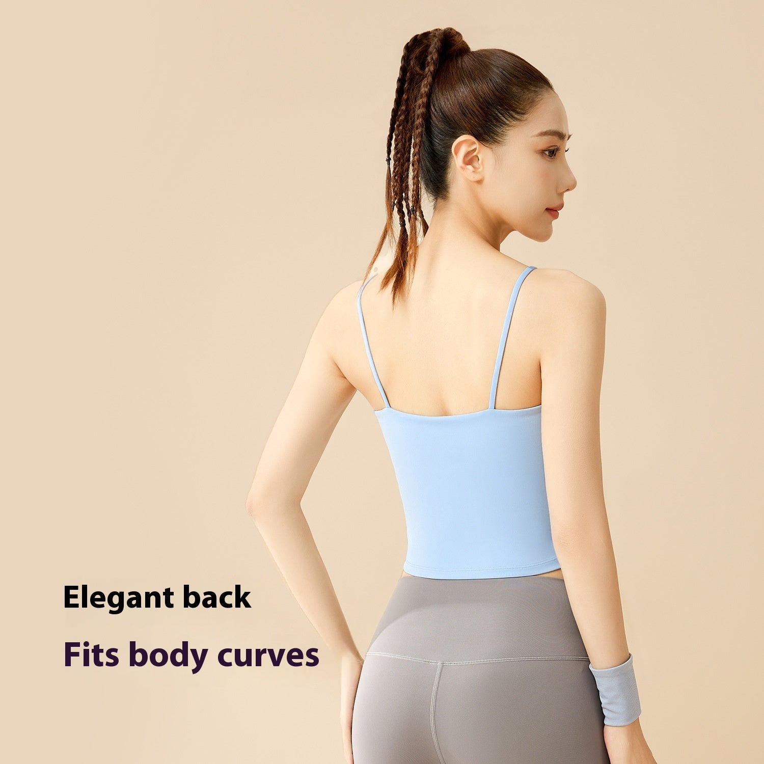 Sling Two-in-one Yoga Bra Vest Tube Top Fitness Vest