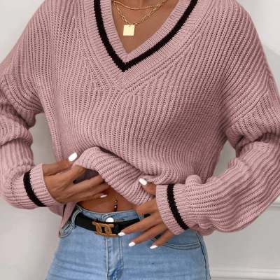 Autumn New Casual Loose Knitted Top