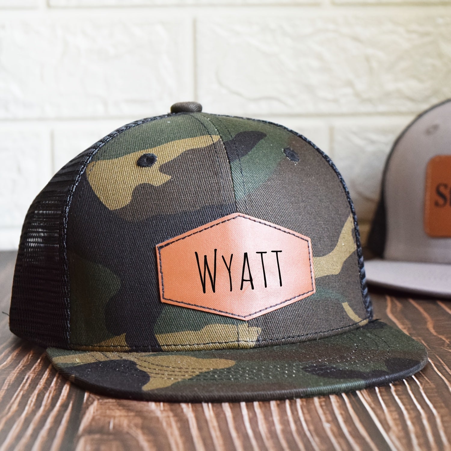 Custom Kids' Caps in Breathable Fabric