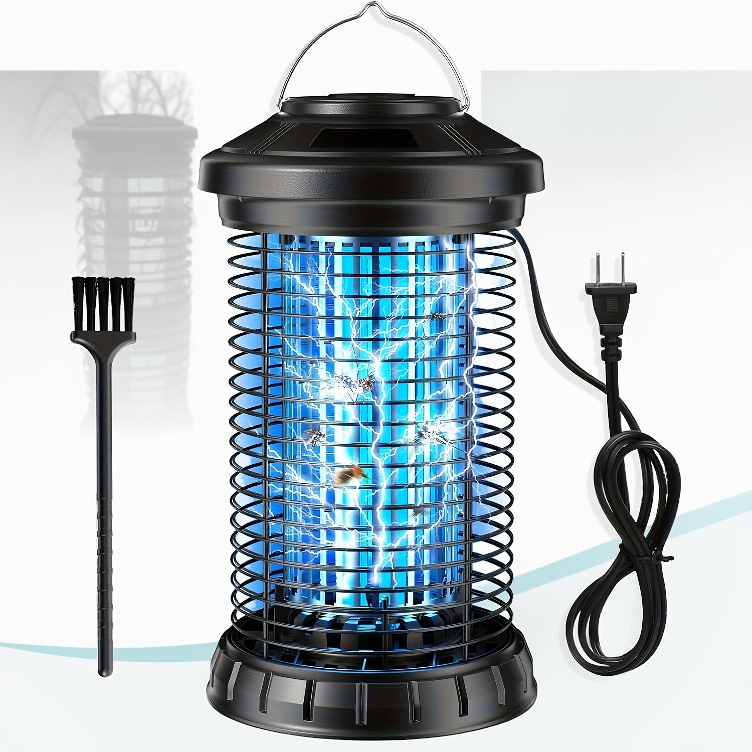 Portable Indoor Bug Zapper 4200V Mosquito Repellent with Fly Trap for Home and Backyard