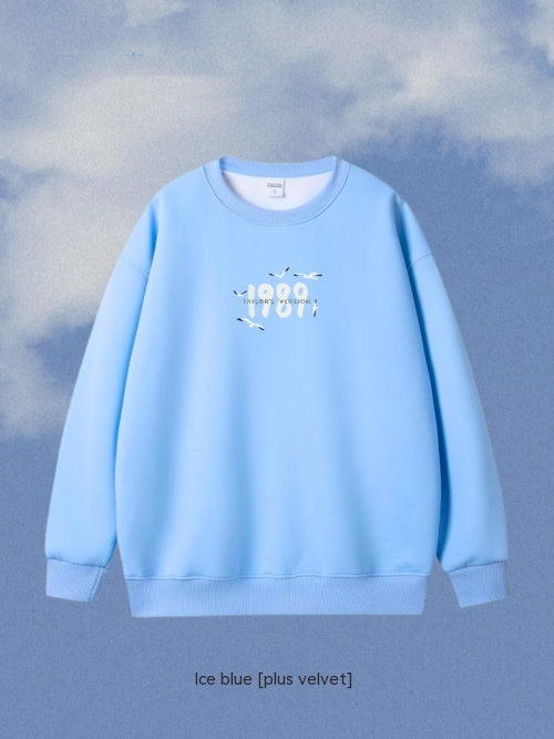 Embroidered Heavyweight Cotton Oversized Pullover Hoodie