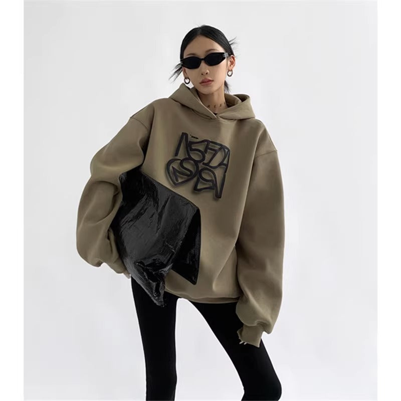 Women's Pure Cotton Heavyweight Hooded Sweatshirt
