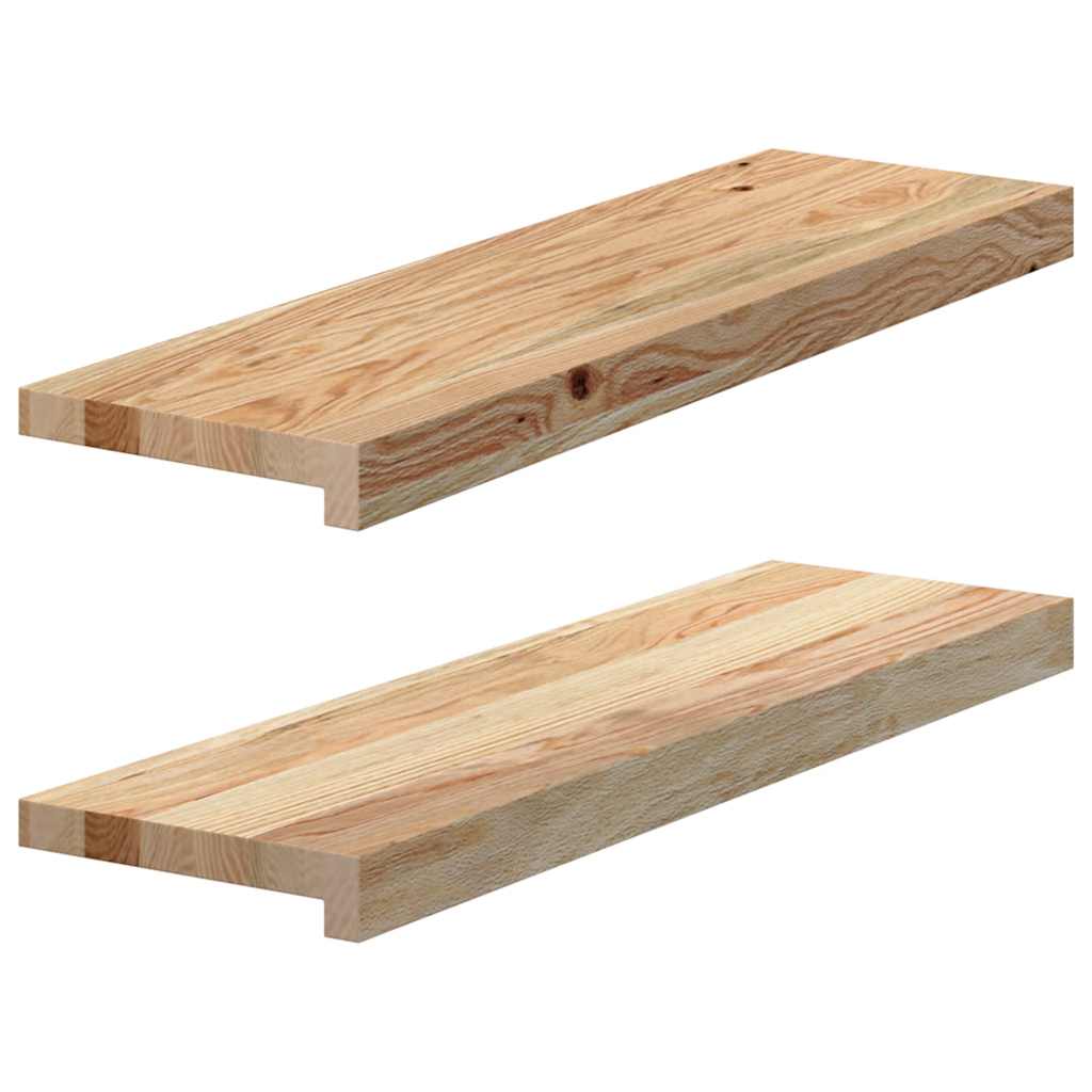 Window Sills 2 Pcs. Untreated 70x Solid Oak