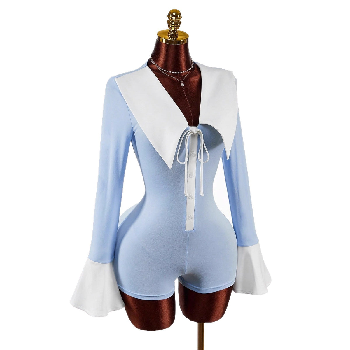 Chic Bow-Knot Slimming Jumpsuit for Women