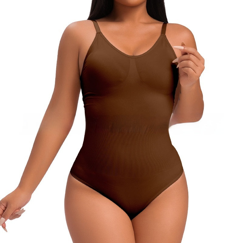 Seamless T-Back Bodybuilding Jumpsuit & Shapewear