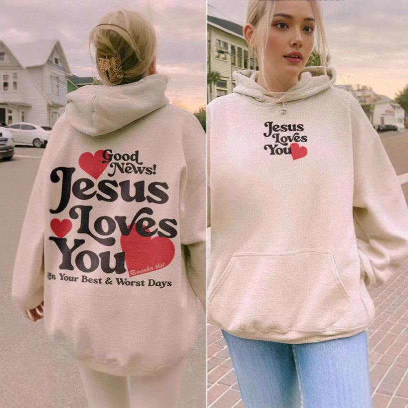 Cozy Drop-Shoulder Knit Sweater Hoodie for Women