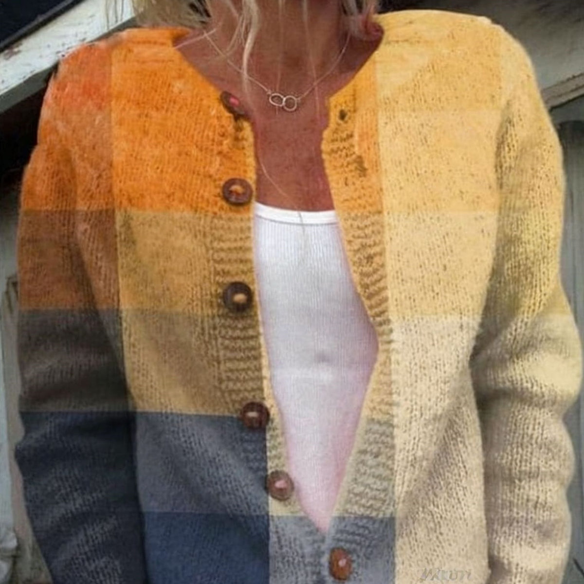 European and American Floral Jacket Cardigan Long Sleeve Flowers