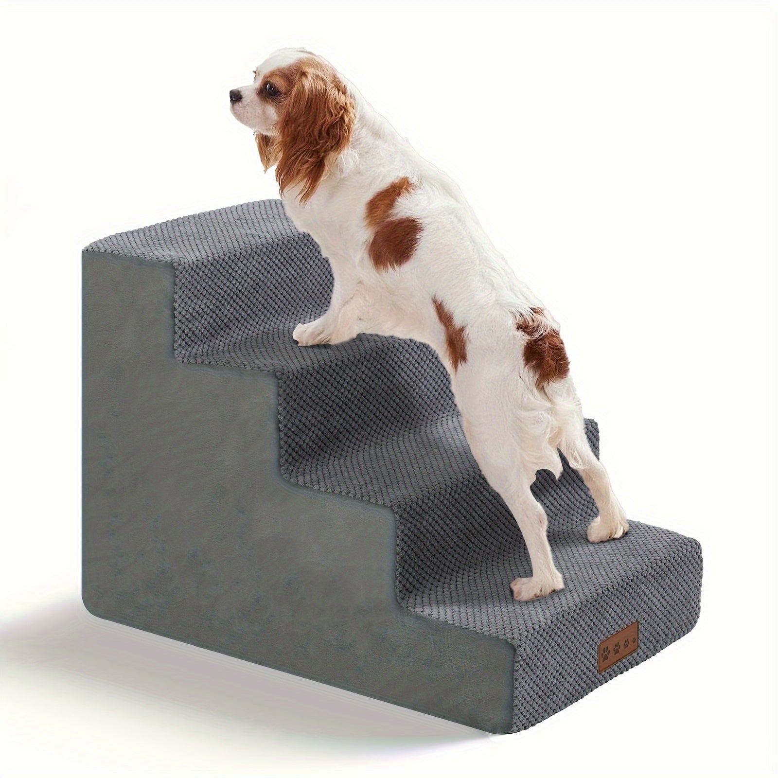 2, 3, 4, 5 Step Dog Stairs - Non-slip, Washable, Pet Stairs For Small/medium/large Dogs