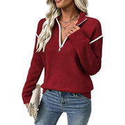 Rib-knit Formal-casual Pullover Sweater for Women