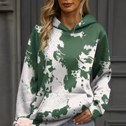 Vibrant Gradient 3D Printed Women's Pullover Hoodie
