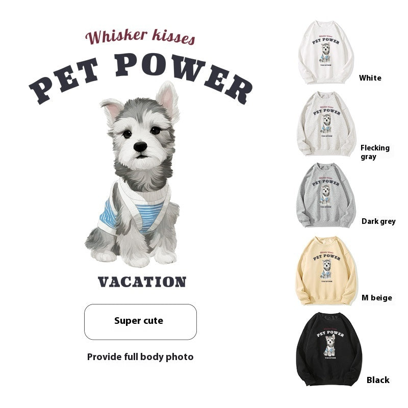 Pet Custom Hoodie Long Sleeve Autumn Winter Cats And Dogs To Figure Custom