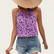 Floral Print Camisole – Lightweight, Breezy V‑Shaped Top