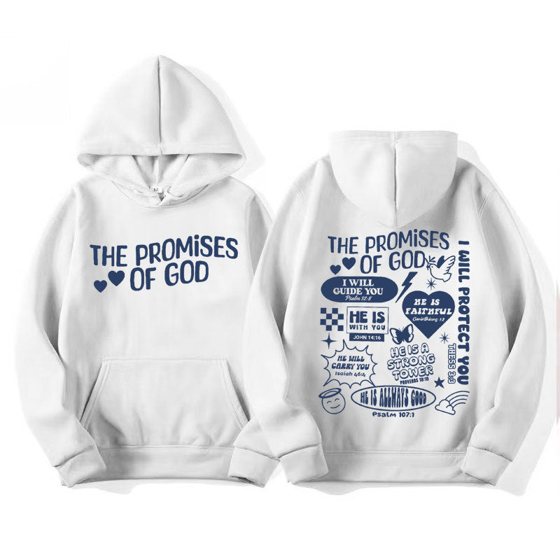 Unisex Solid Color Casual Loose Hooded Sweatshirt